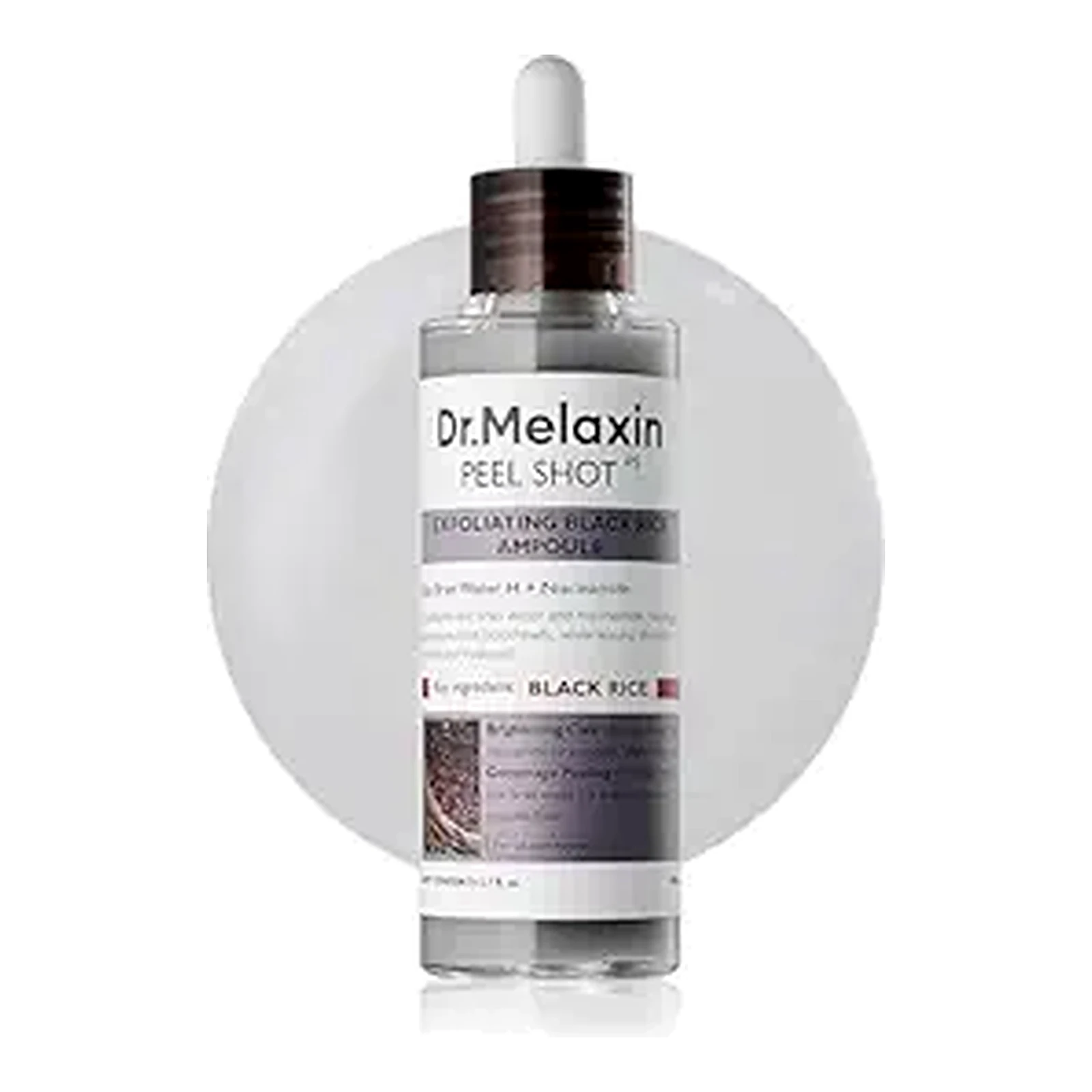 DR MELAXIN Peel Shot Exfoliant Black Rice Ampoule