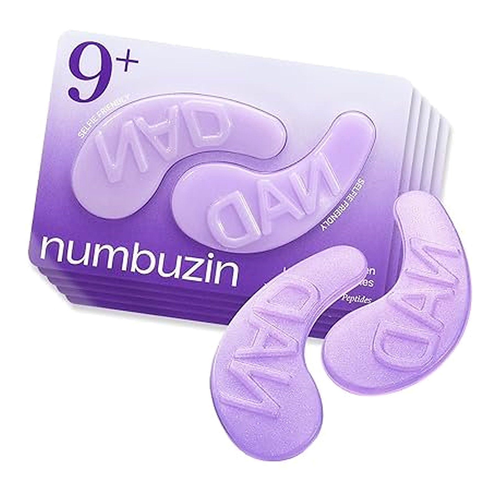 Numbuzin No.9 NAD+ Eye Patches (5 Pairs) – Cooling Hydrogel for Smooth & Refreshed Eyes