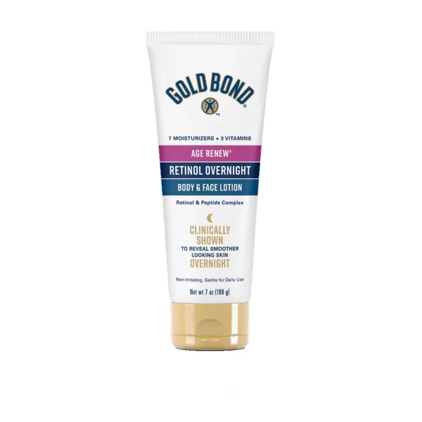 Gold Bond Age Renew Retinol Overnight Body & Face Lotion 7oz