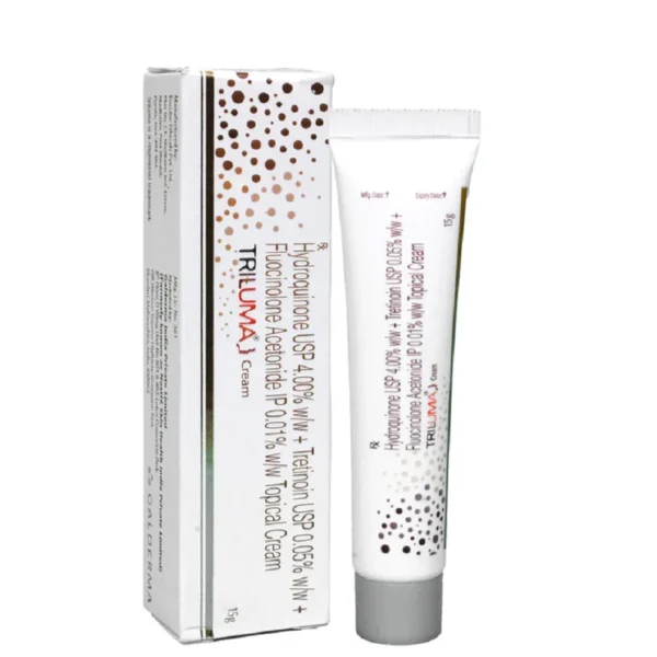 Triluma Cream Hydroquinone USP 4.00% + Tretinoin USP 0.05%+ Fluocinolone Acetonide IP 0.01%