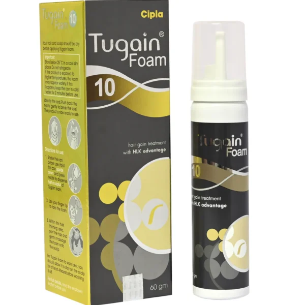 Tugain Foam 10% Minoxidil Best for Hair Loss & Alopecia Treatment
