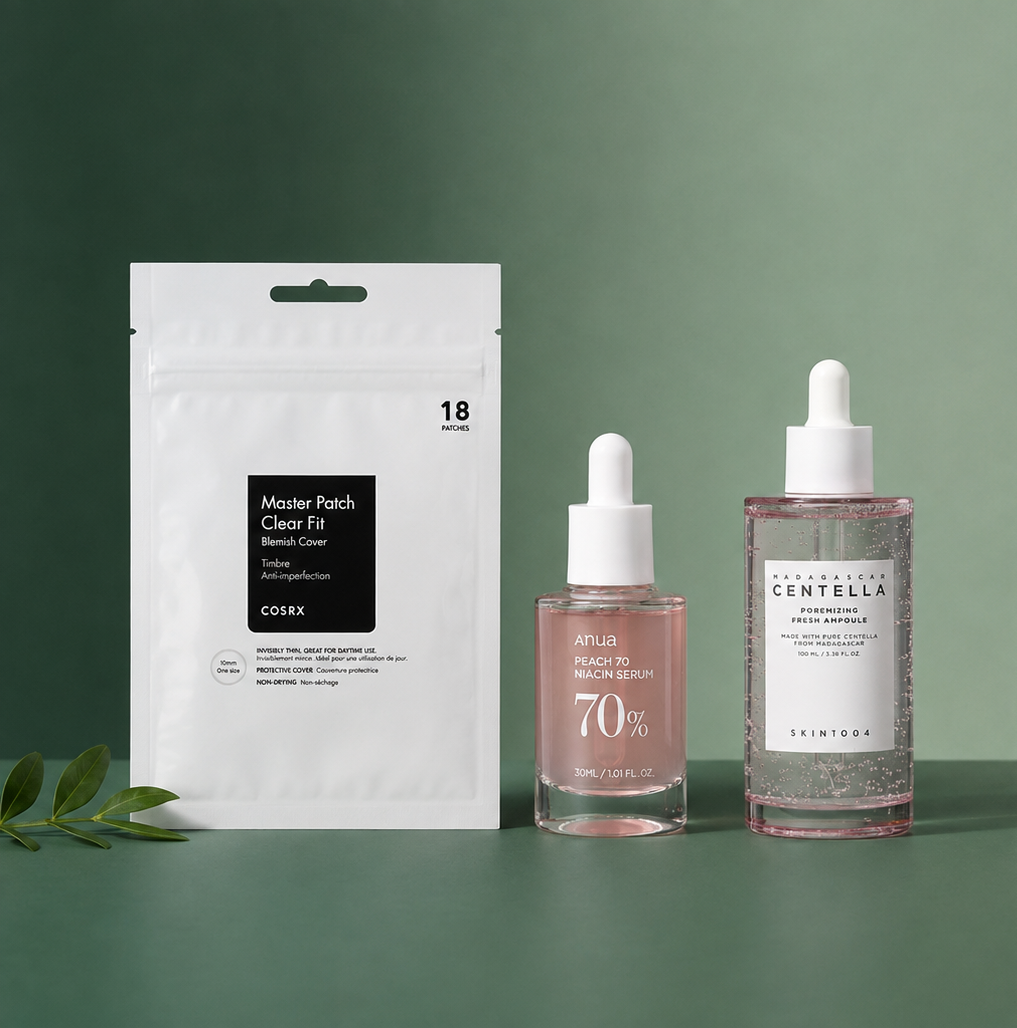 Authentic Korean skincare collection — cleansers, toners, serums and moisturisers