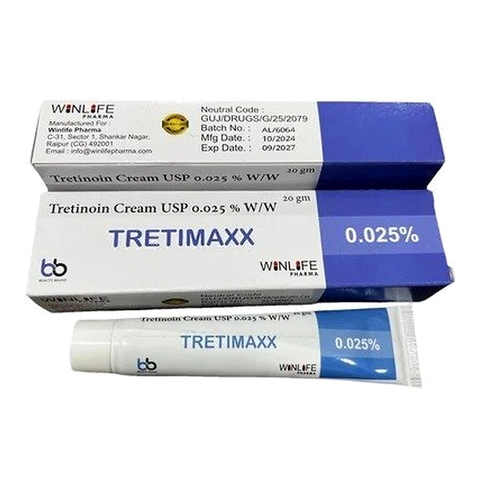 TRETIMAXX CREAM 0.025%